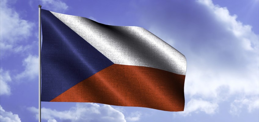 Tjeckiska flaggan