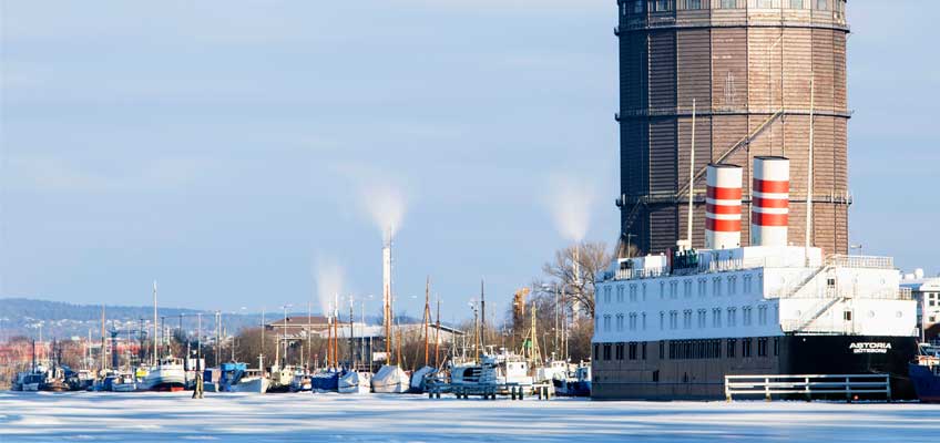 Hamn på vintern